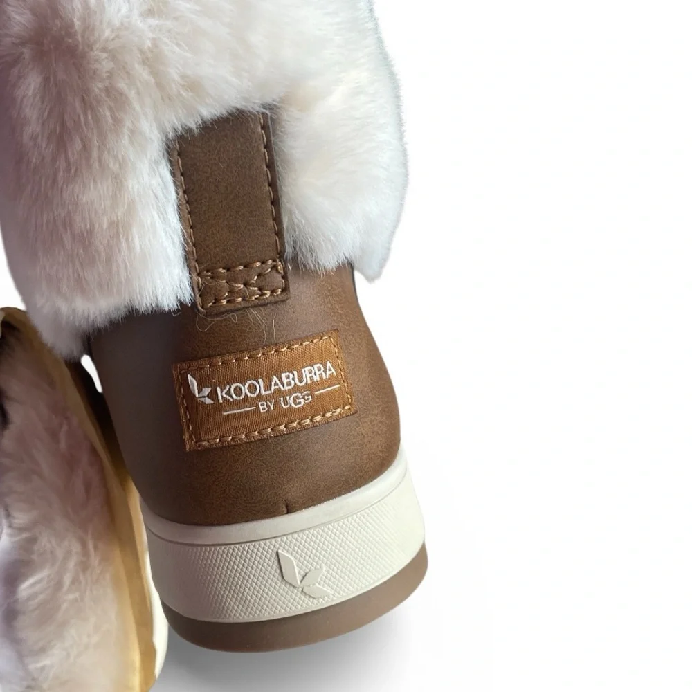 Koolaburra by UGG Tynlee Lace-Up Boots, Brown, Size‎ 8, Brand New